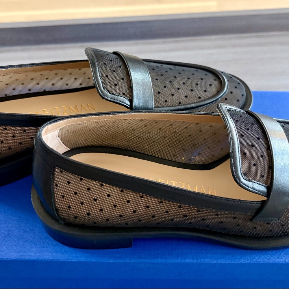 Stuart Weitzman Palmer Sleek Loafer - Black - Picture 7 of 8
